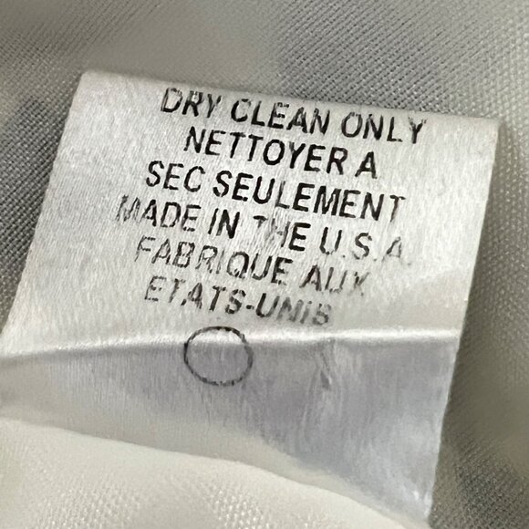 Milly New York Womens Silk Geometric Print Dress Ivory Black Aqua Blue size 10 - Picture 11 of 12